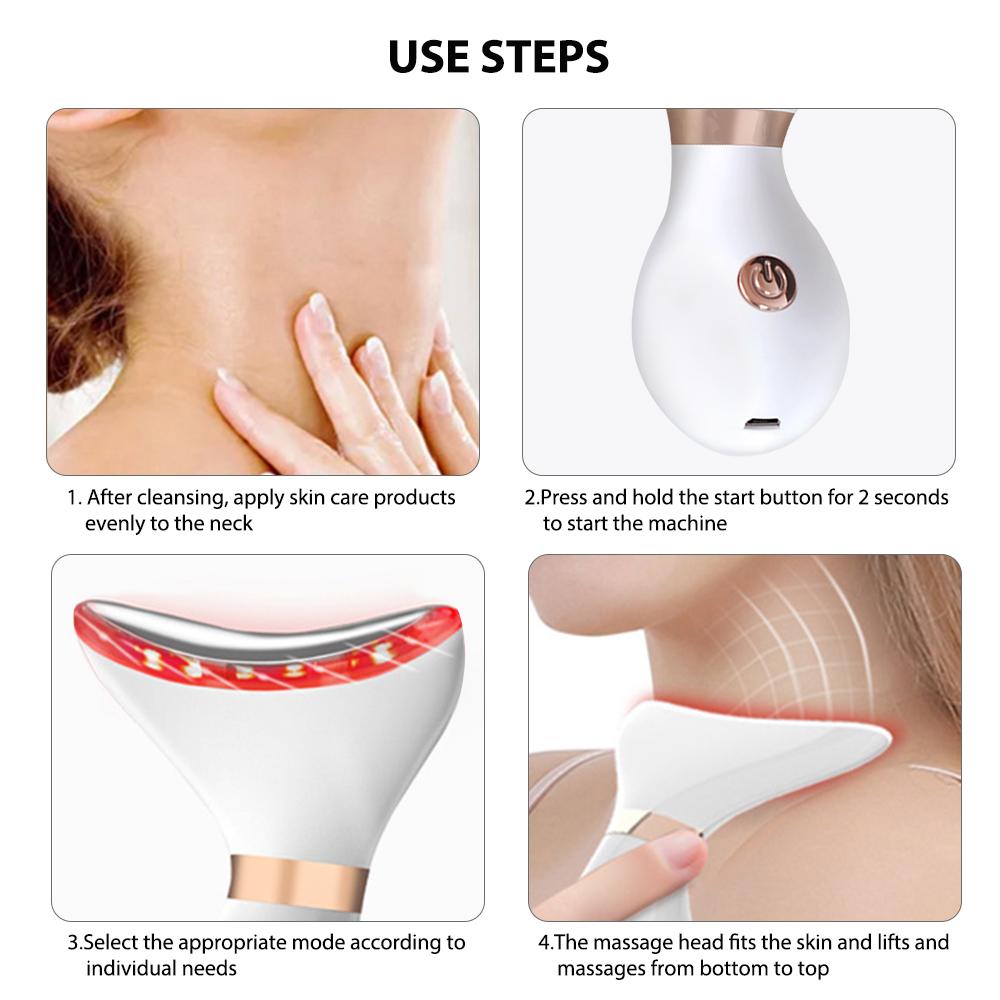 Neck Massager Anti‑Wrinkle Rechargeable