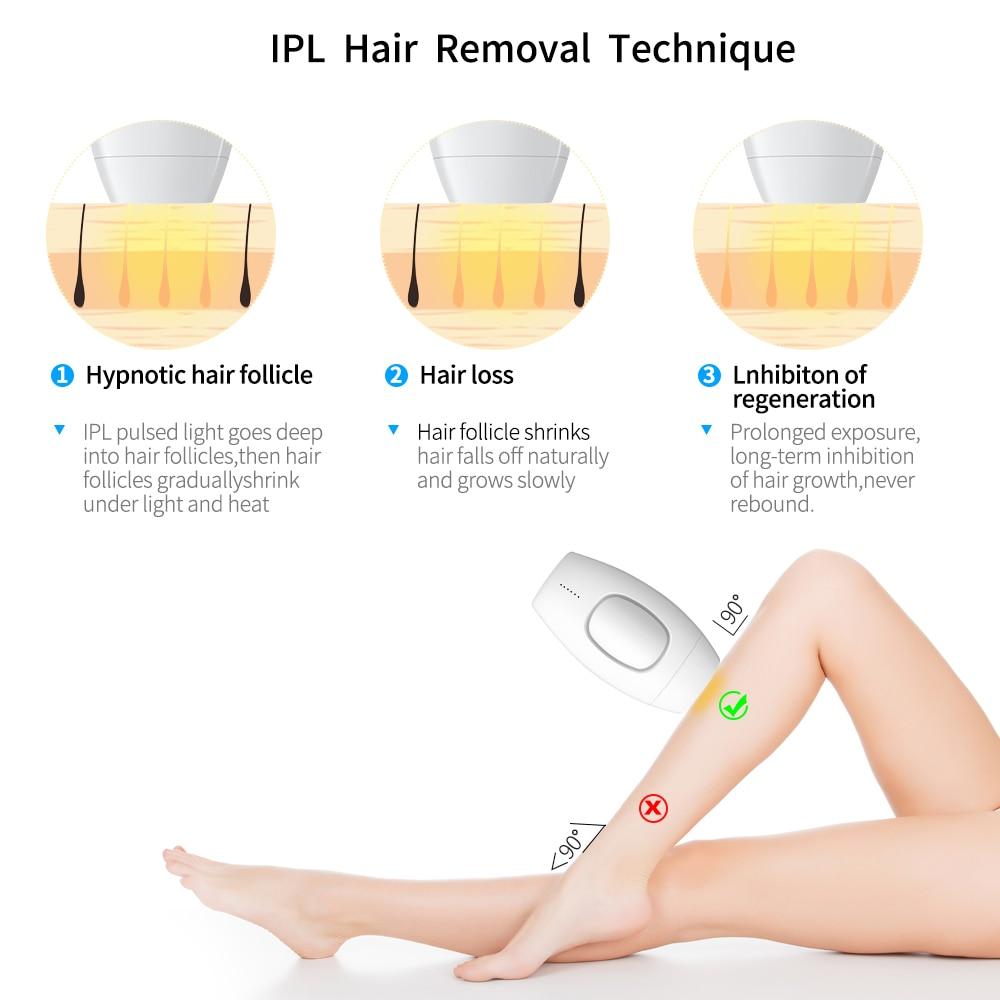 Permanent IPL Epilator Laser Hair Removal Fast and big