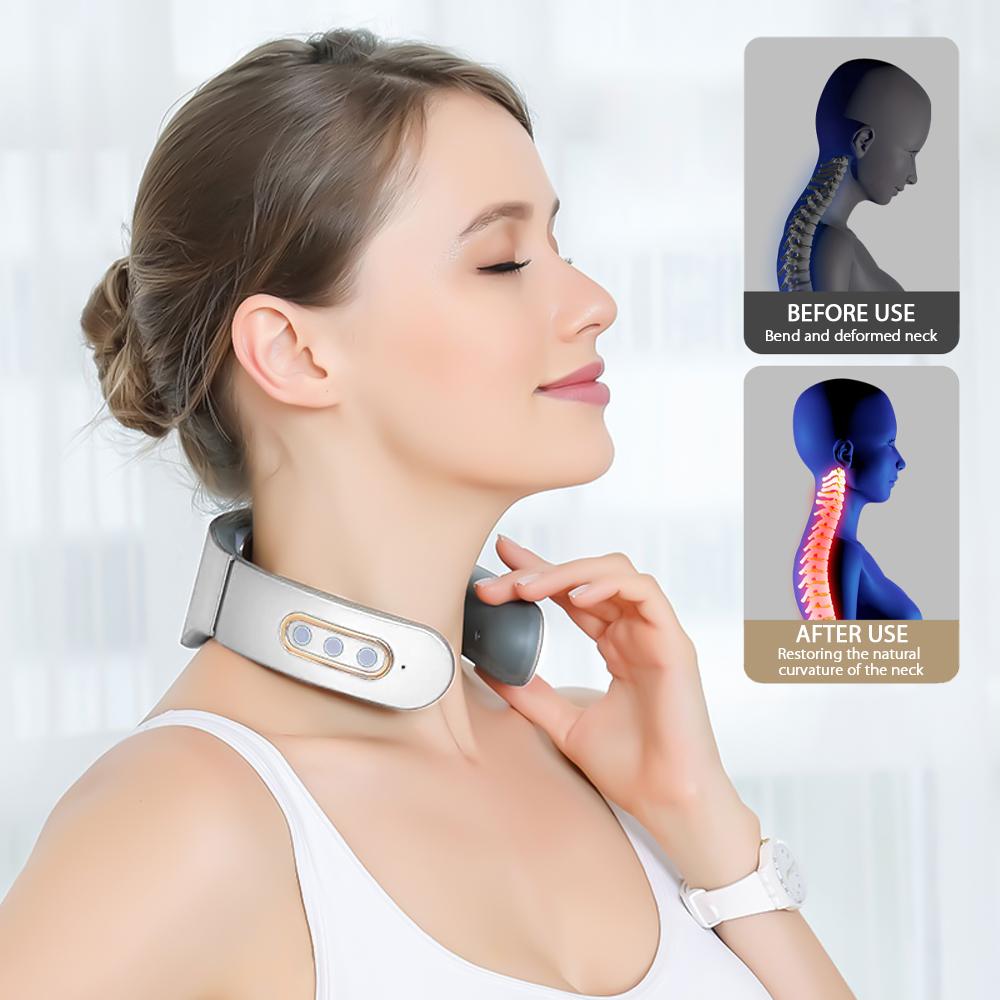 Intelligent neck massager for pain relief