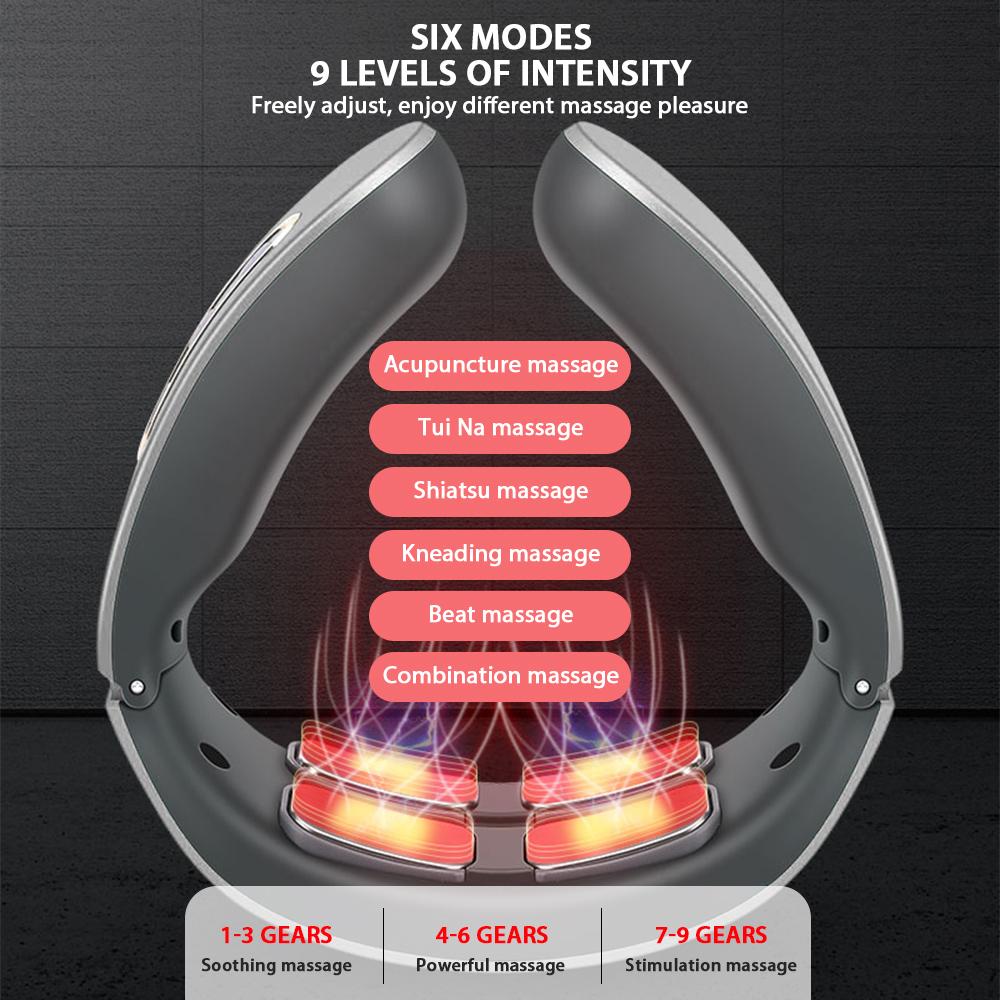 Intelligent neck massager for pain relief