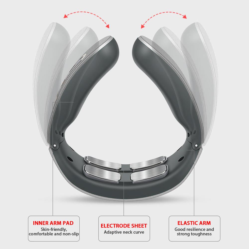 Intelligent neck massager for pain relief