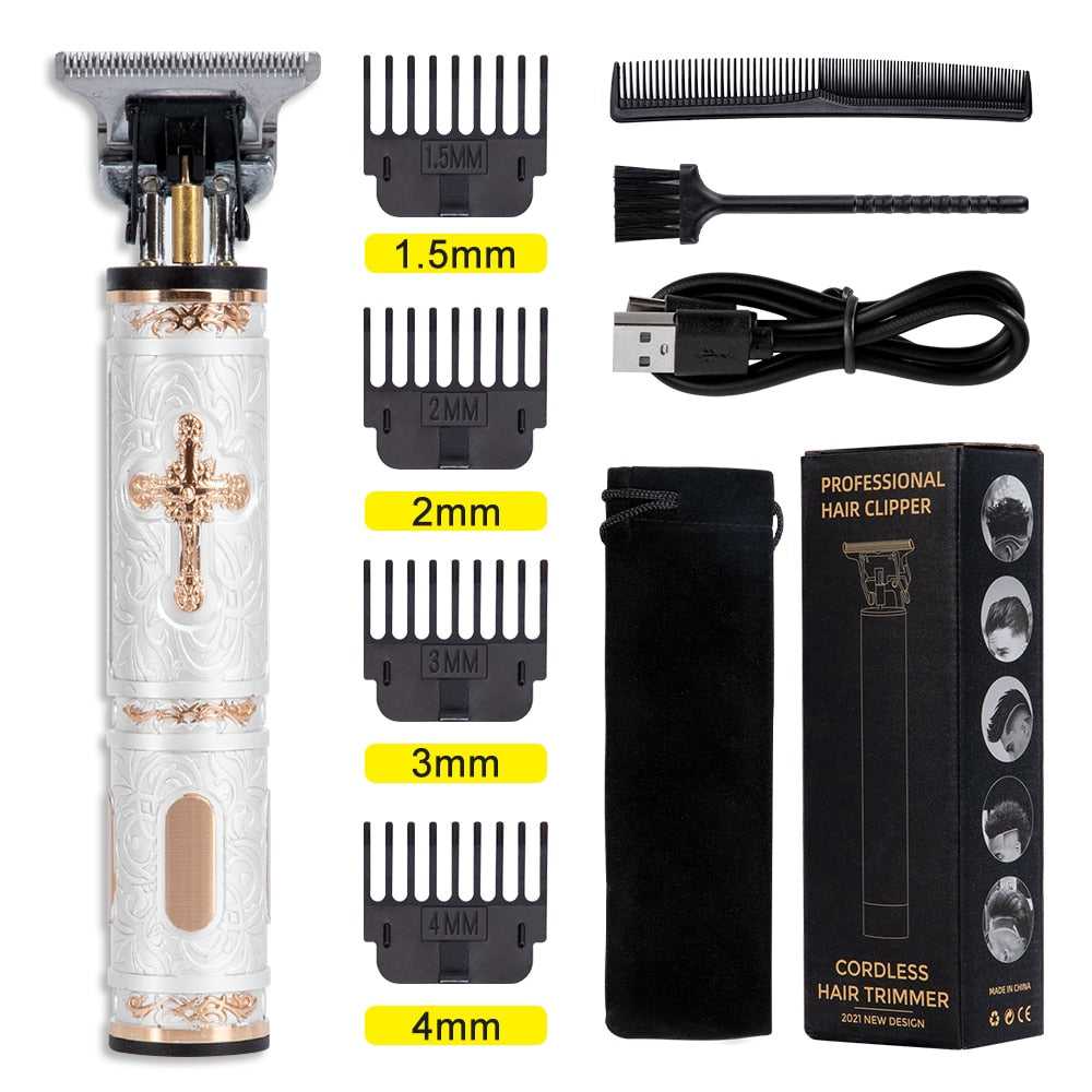 T9 Vintage Hair Lighter Clipper For Men Barber Hairdresser Hair Cutting Machine