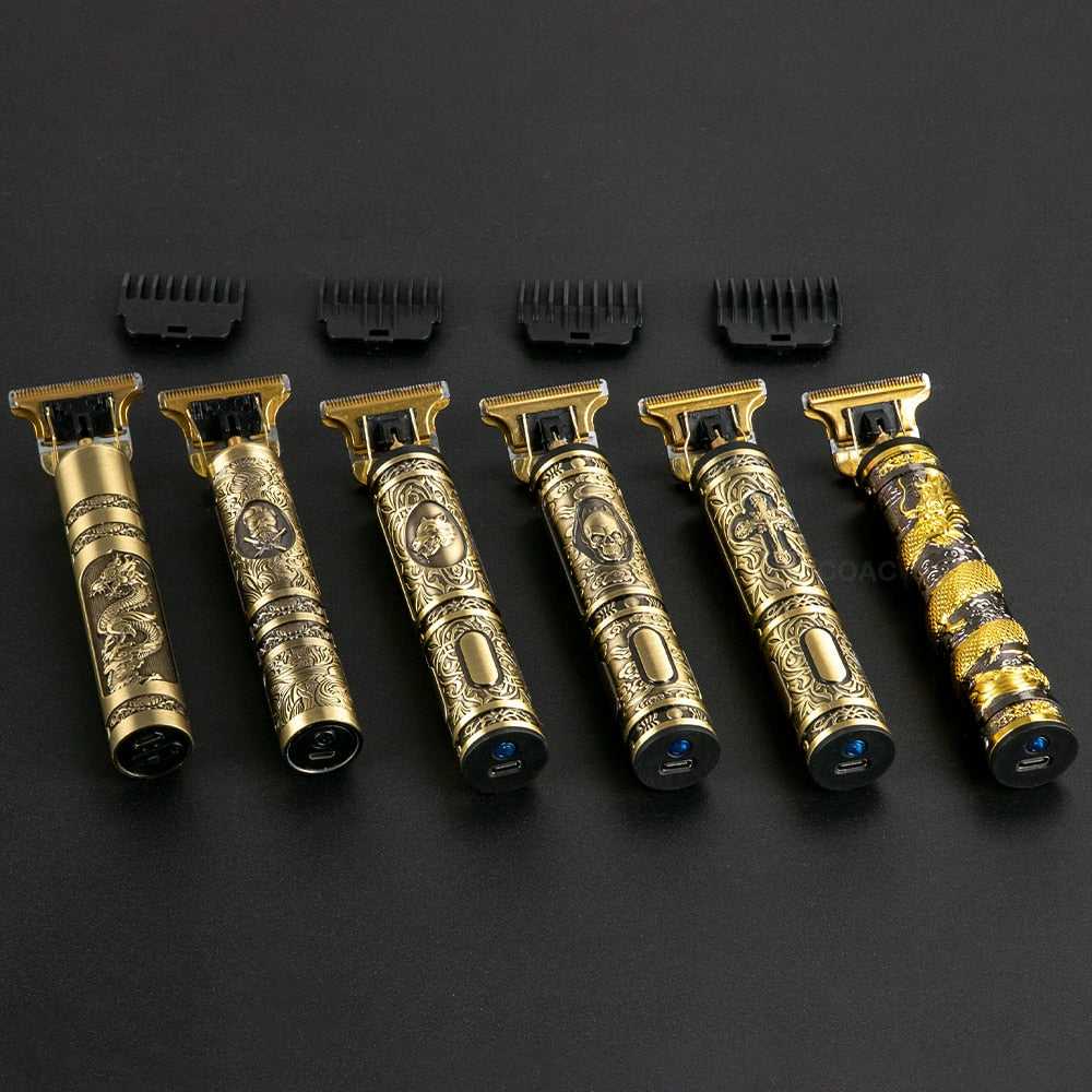 Hair Cutting Machine T9 Vintage Hair Trimmer for Men Barber Clippers