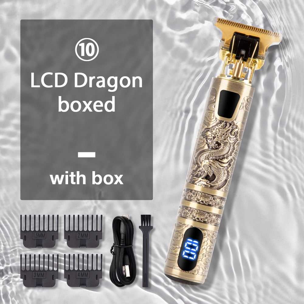 Hair Cutting Machine T9 Vintage Hair Trimmer for Men Barber Clippers