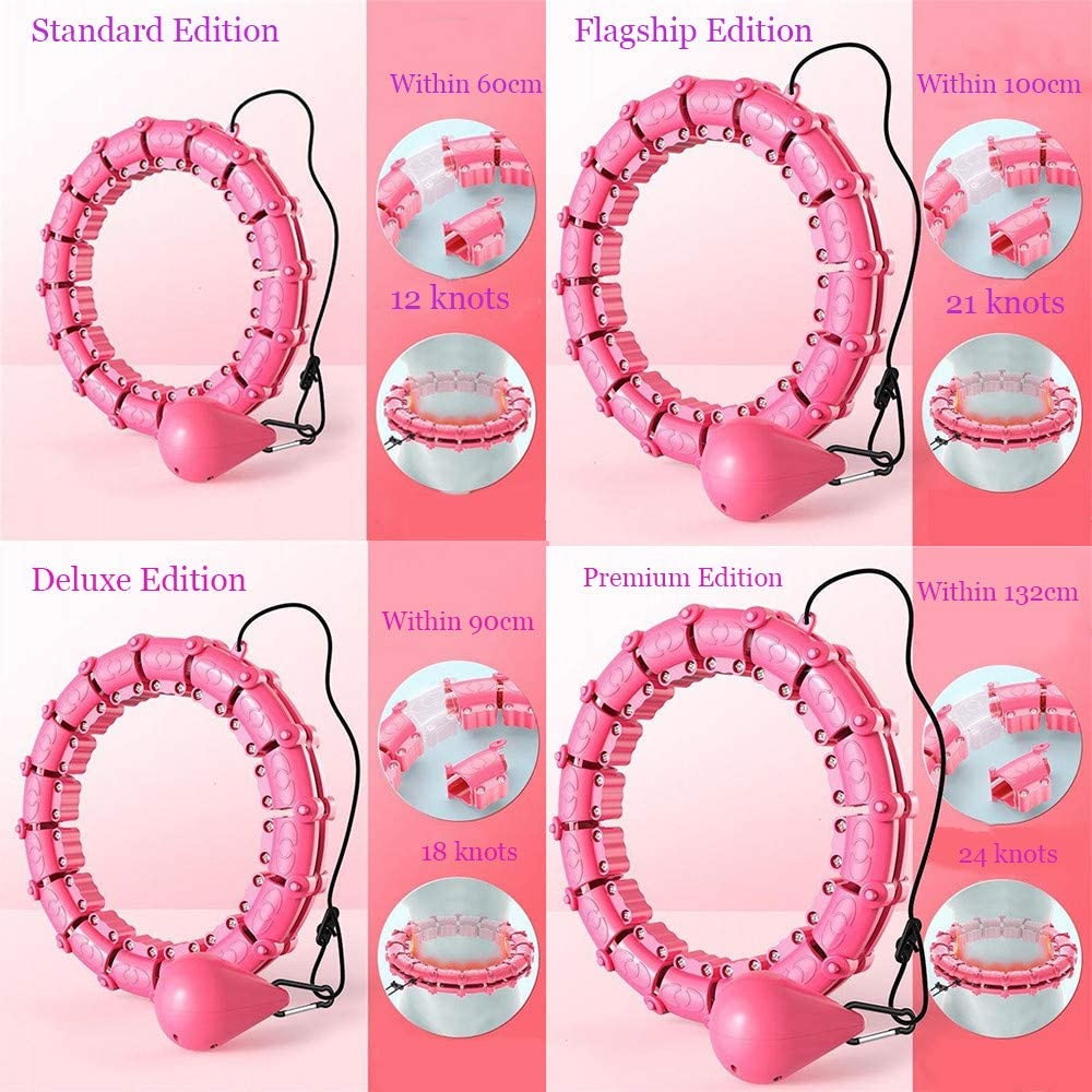 18-24 Knots Adjustable Exercise Hoop Smart