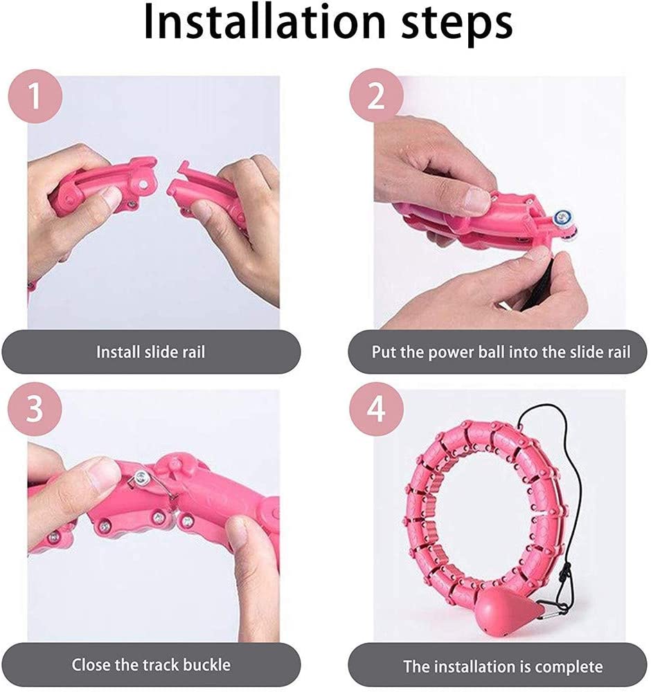 18-24 Knots Adjustable Exercise Hoop Smart