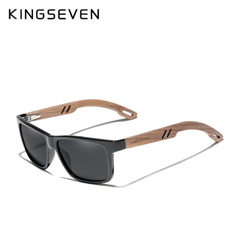 Walnut Wood Handmade Sunglasses Men Polarized