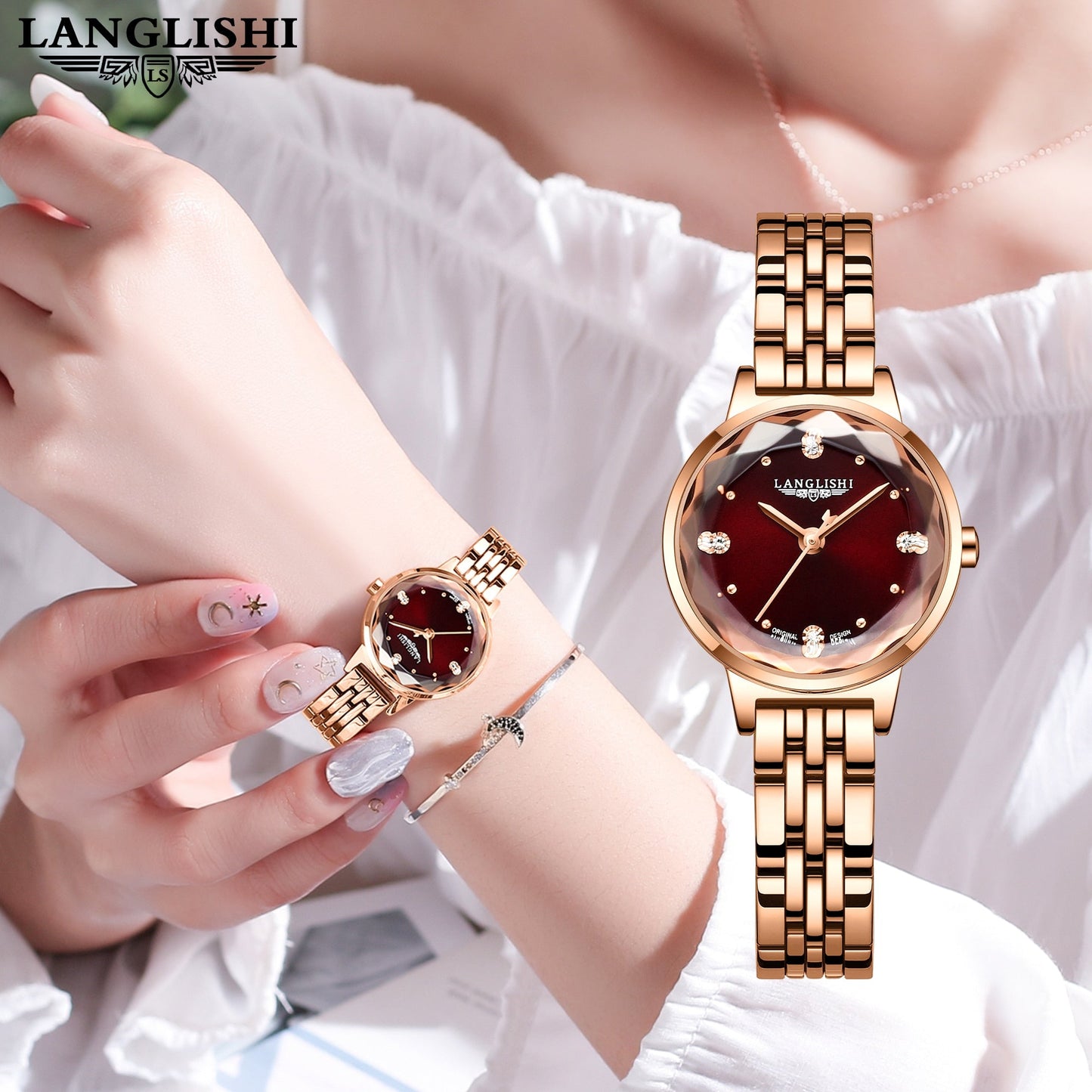 Luxury Fashion Women Watches Waterproof Quartz Ladys Watch