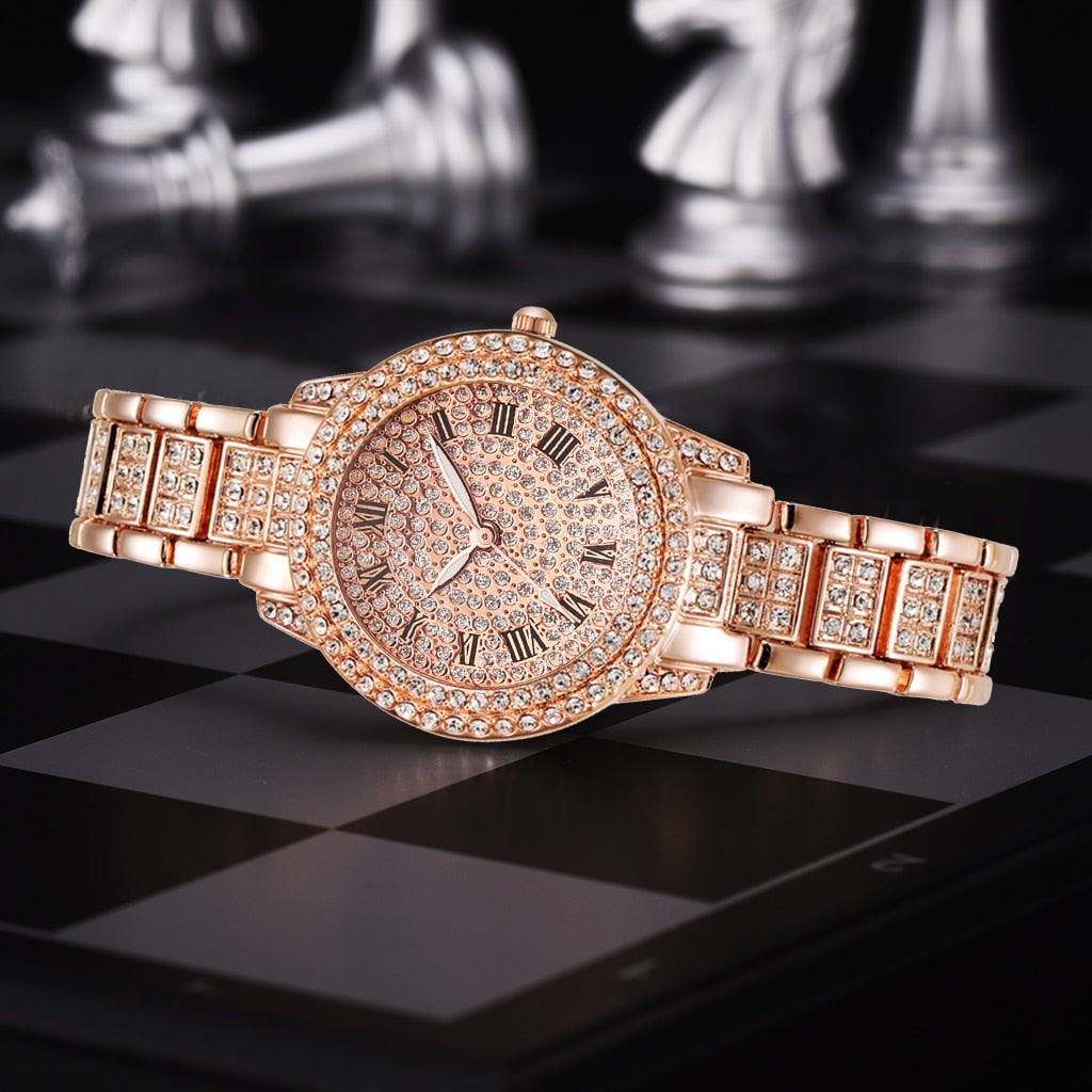 Diamond Women Watches Gold Watch Ladies Wrist