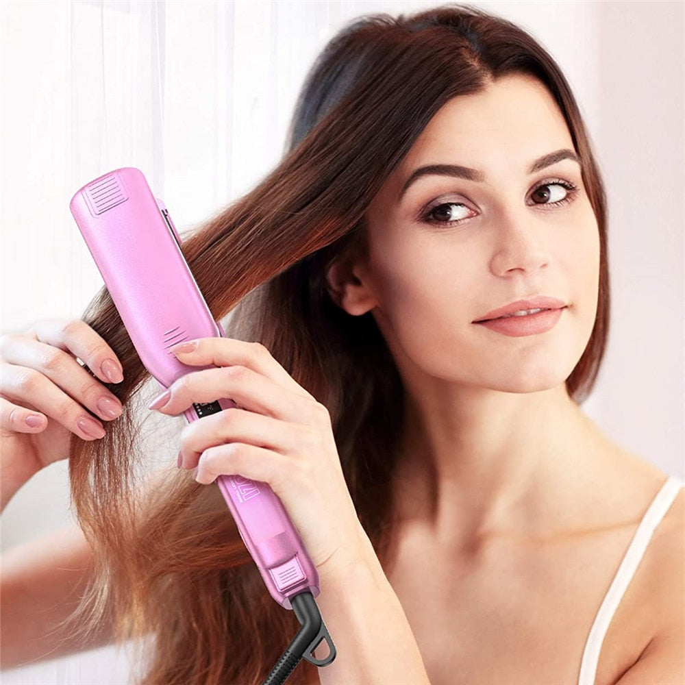 Hair Straightener with Digital LCD Display - TEXVIN