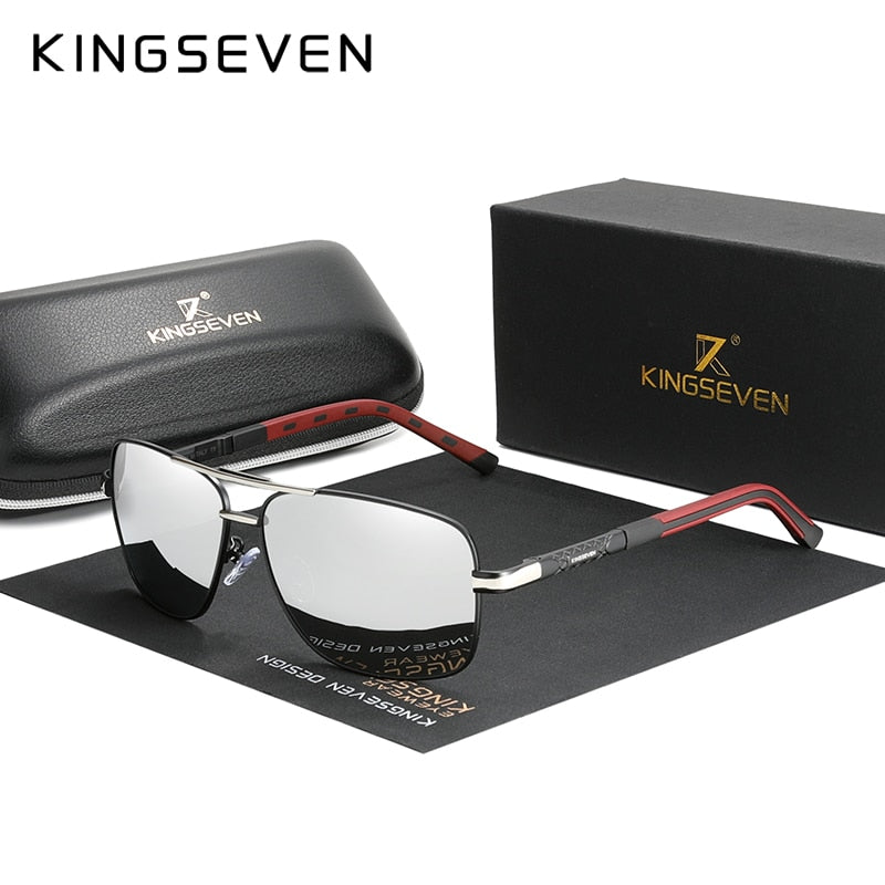 Aluminum Brand Pilot Polarized Sunglasses Men