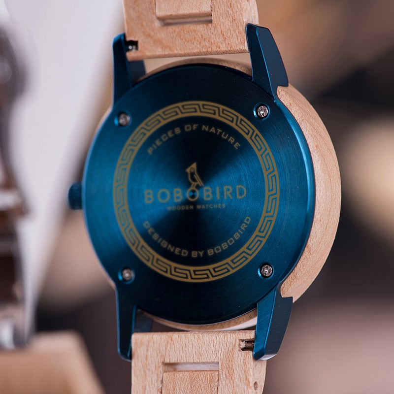 Fashion Wood Ladies Watch Quartz Wristwatches Female