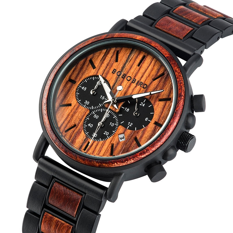 Wooden Watch Men erkek kol saati Luxury