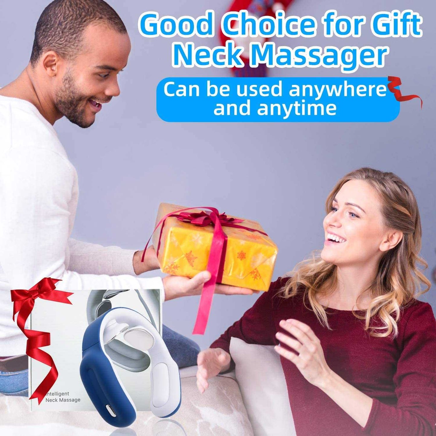 Electric Neck Massager Pain Relief Tool Health Care Relaxation