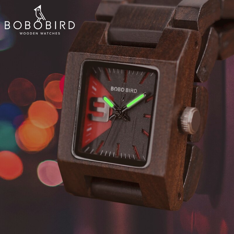 Women Watches Wooden Quartz Wrist Watch