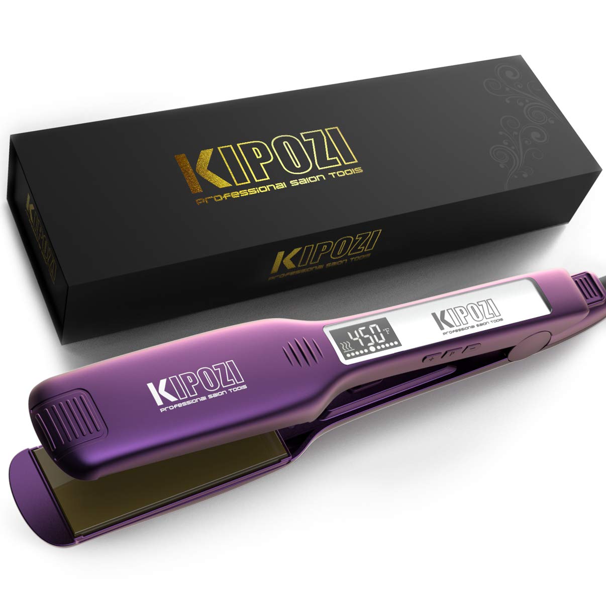 Hair Straightener with Digital LCD Display - TEXVIN