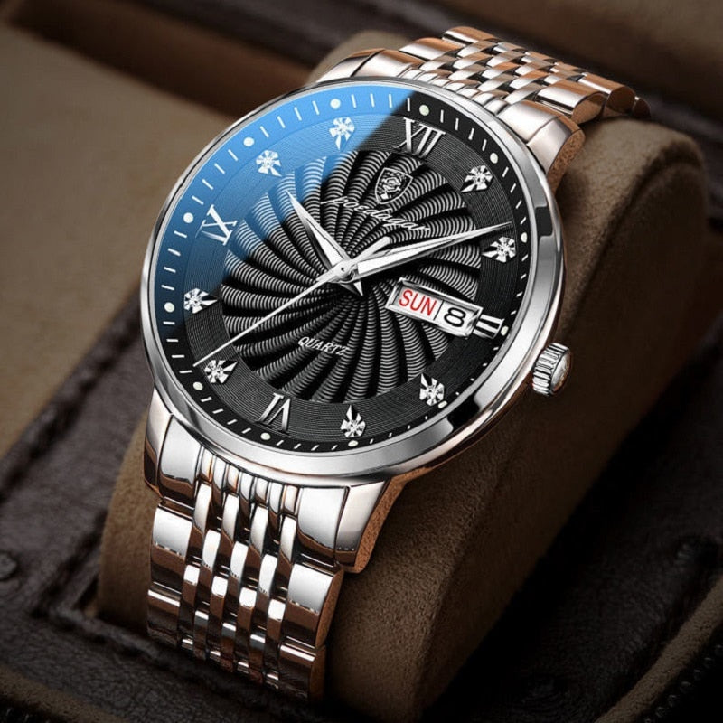 New Men Ultra-Thin Watches Fashion Week Calender