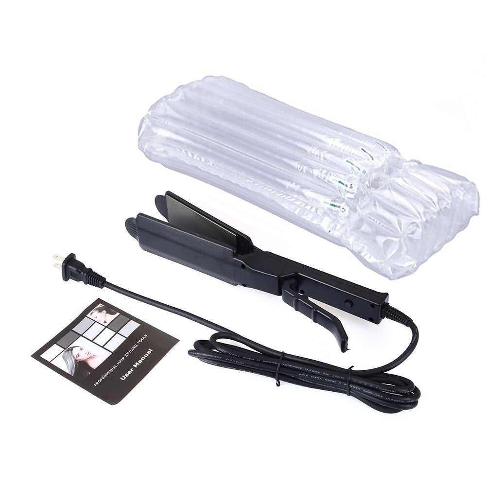 Hair Straightener Four-Gear Tourmaline Ceramic Ion Flat Iron Professional Electric Curler Steam Iron Straight Hair For Women
