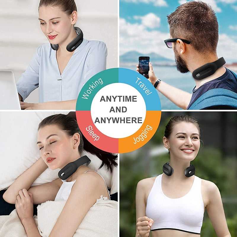Electric Neck Massager Pain Relief Tool HealthCare Relaxation Cervical