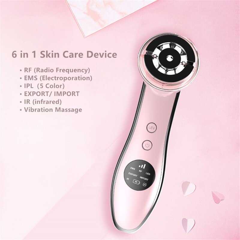 Facial Skin Care Device IR Infrared IPL Skin Rejuvenation RF Radio Frequency