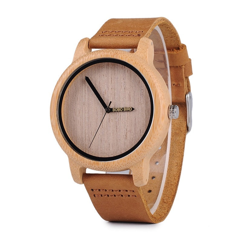 Watches Women Relogio Feminino Bamboo