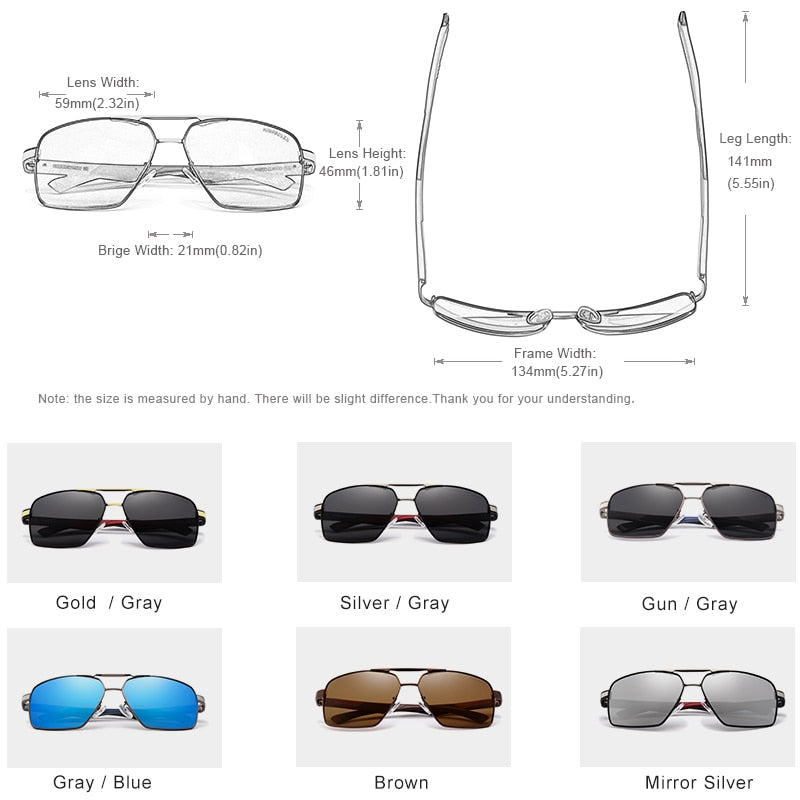 Sunglasse Polarized Lens Brand Red Design
