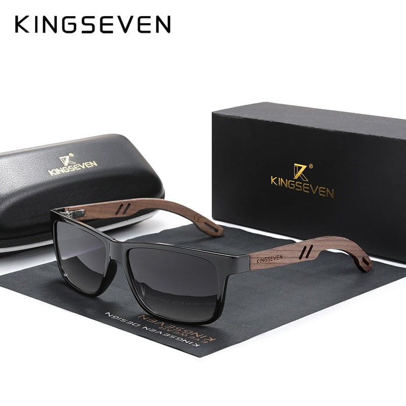 Walnut Wood Handmade Sunglasses Men Polarized