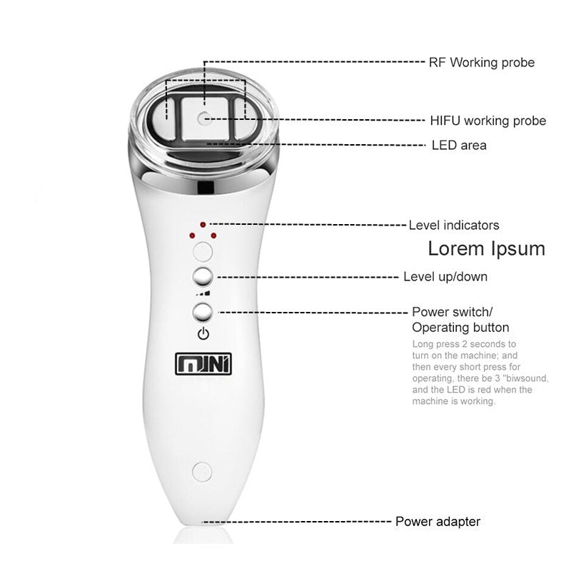 Face Lifting Tightening Wrinkle Remover Ultrasound Face Therapi Ultrason Face Skin