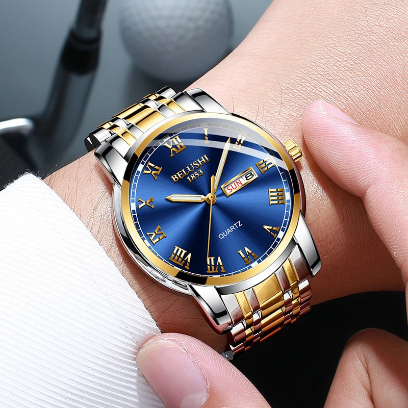 Top Brand Luxury Mens Watches Luminous Waterproof