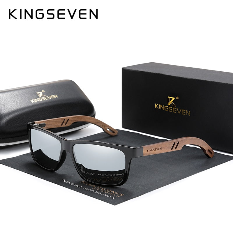 Walnut Wood Handmade Sunglasses Men Polarized