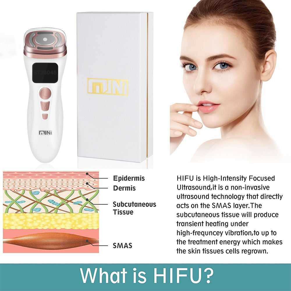 Machine Ultrasound Machine RF Fadiofrecuencia EMS Microcurrent Lift Firm Tightening Skin Wrinkle