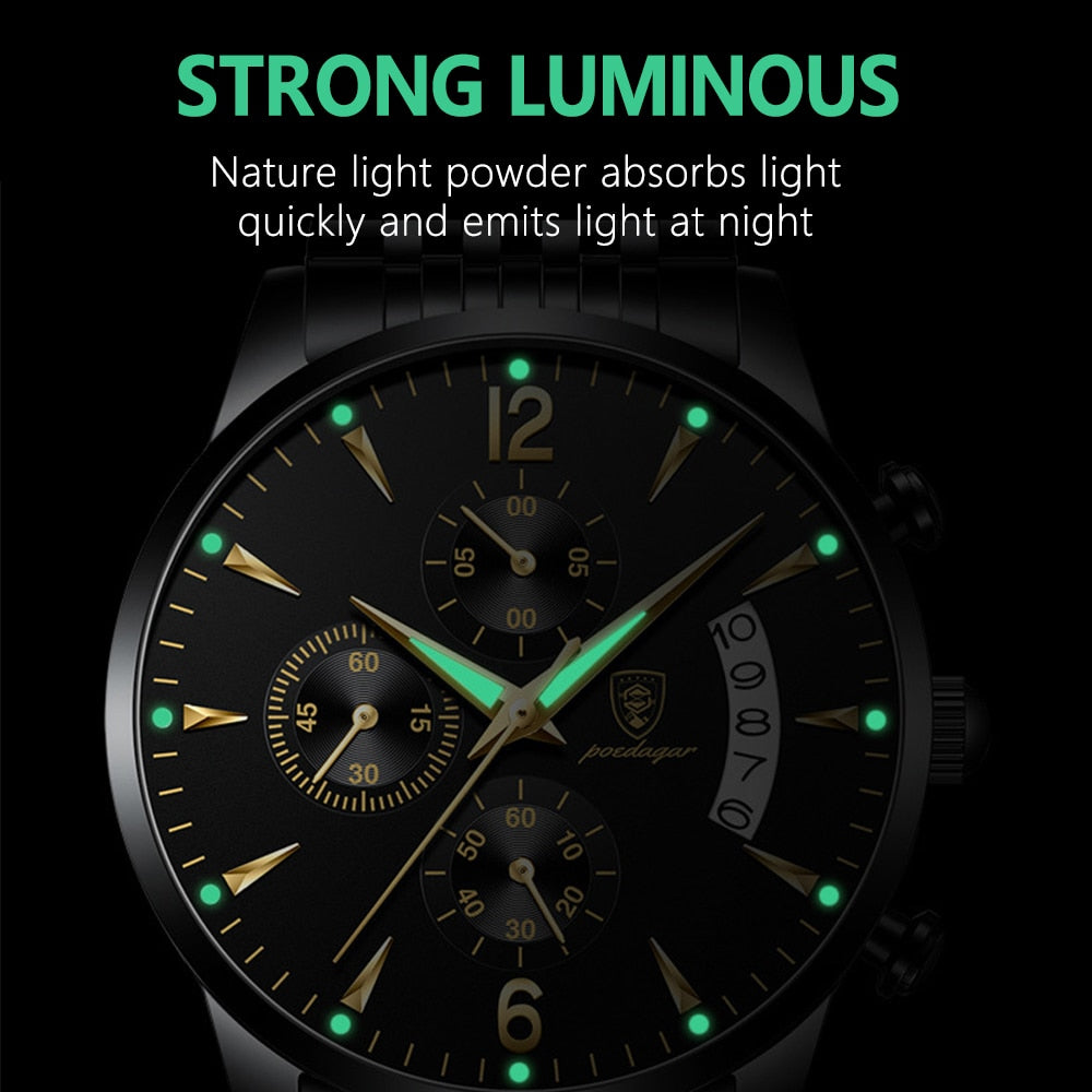 New Fashion Men Watch Waterproof Luminous