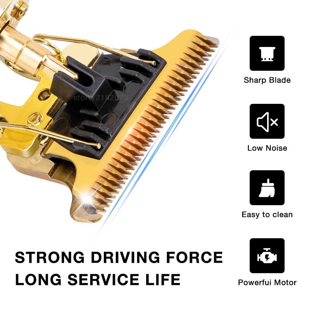T9 Vintage Hair Lighter Clipper For Men Barber Hairdresser Hair Cutting Machine