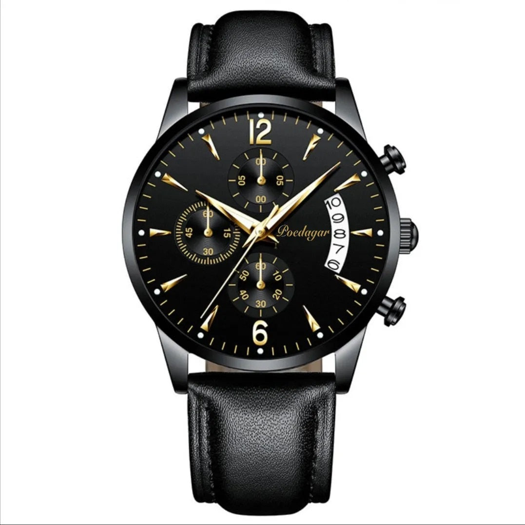 New fashion men watches waterproof luminous quartz