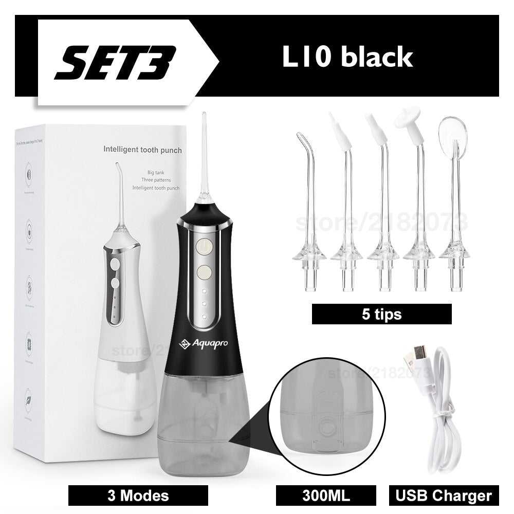 Oral Irrigator Dental Water 5 Jets 3 Modes Teeth Whitening