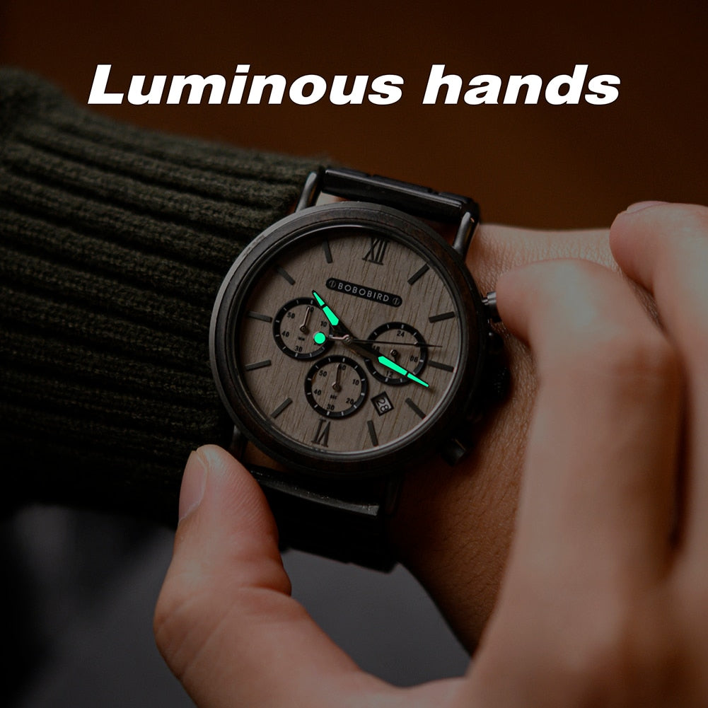 Wooden Watch Men erkek kol saati Luxury