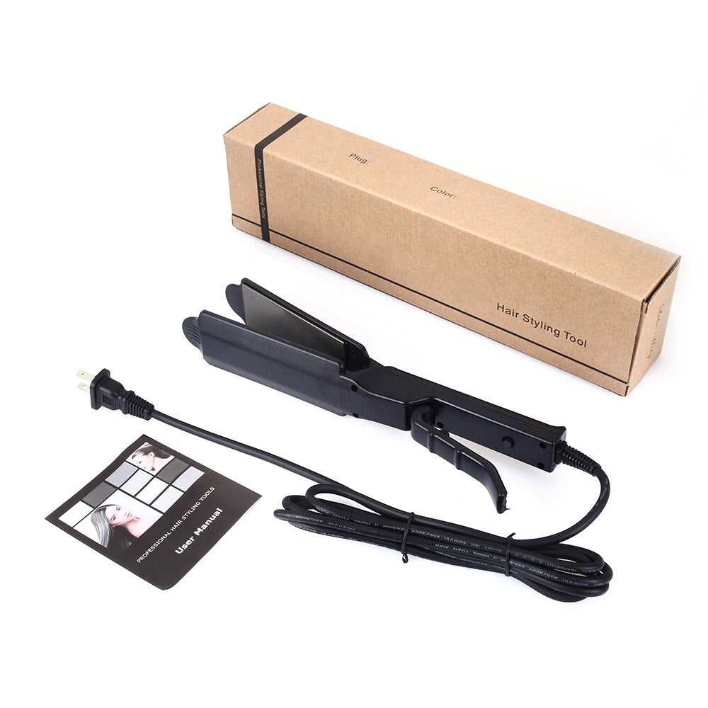 Hair Straightener Four-Gear Tourmaline Ceramic Ion Flat Iron Professional Electric Curler Steam Iron Straight Hair For Women