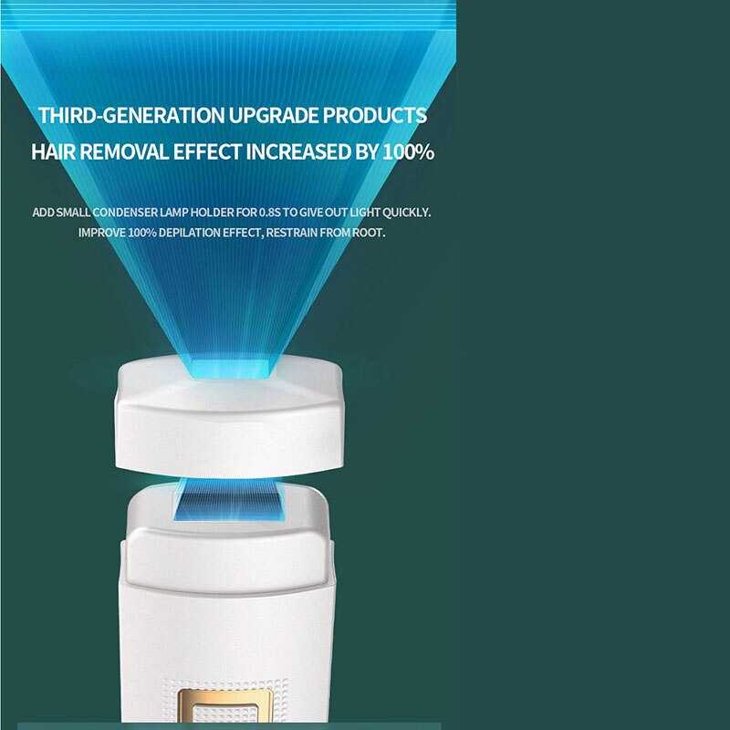 Infinite Flashes Laser Epilator For Women Maquina De Cortar Cabello Freezing Point