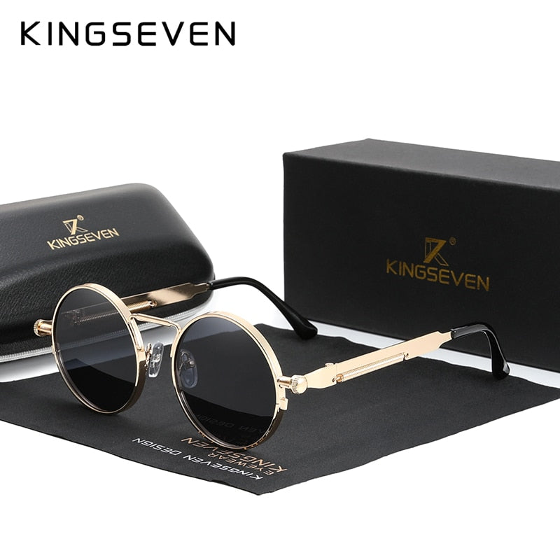 High Quality Gothic Steampunk Sunglasses Polarized