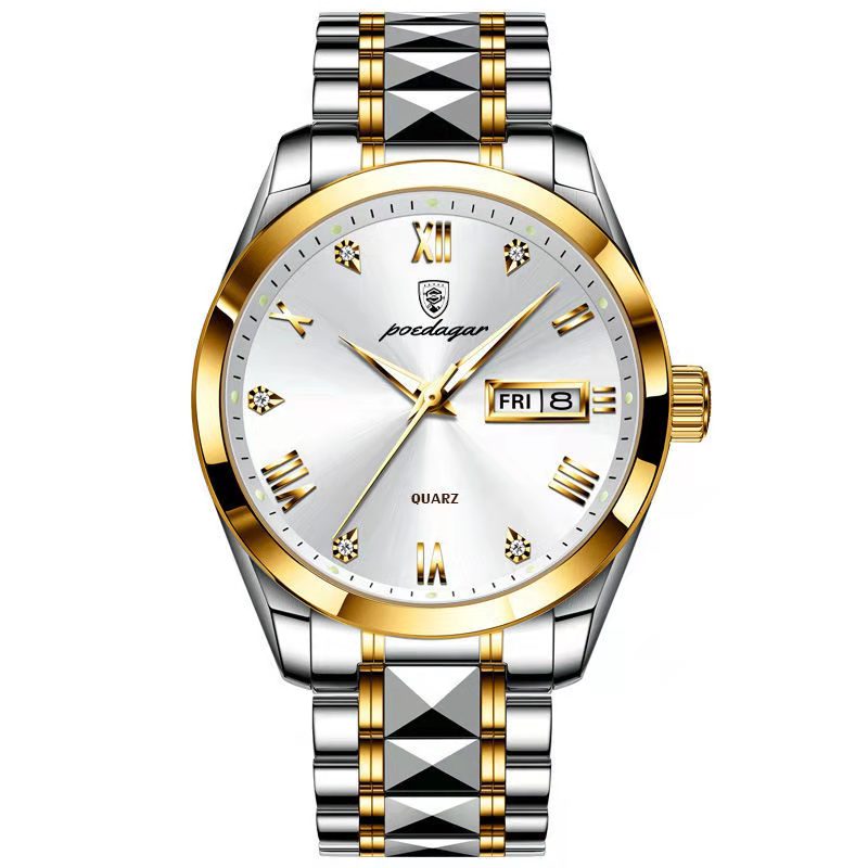 Top Brand Luxury Fashion Green Dial Watch Men Waterproof