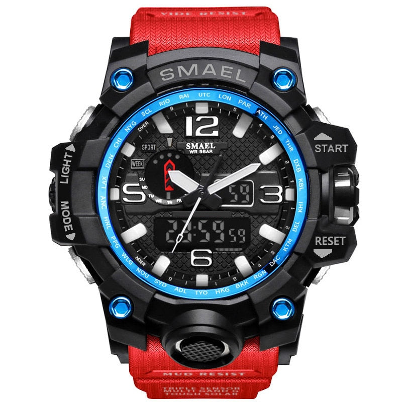 SMAEL Brand Fashion Men Sports Watches Men Analog Quartz Clock