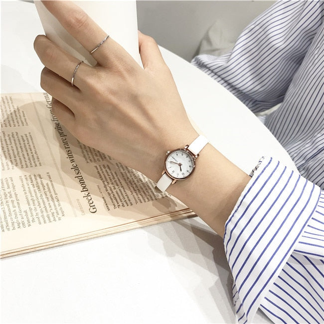 Fashion White Small Watches 2022