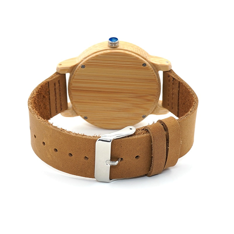 Watches Women Relogio Feminino Bamboo