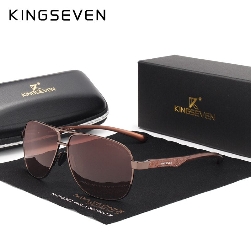 Brand Men Aluminum Sunglasses HD Polarized UV400