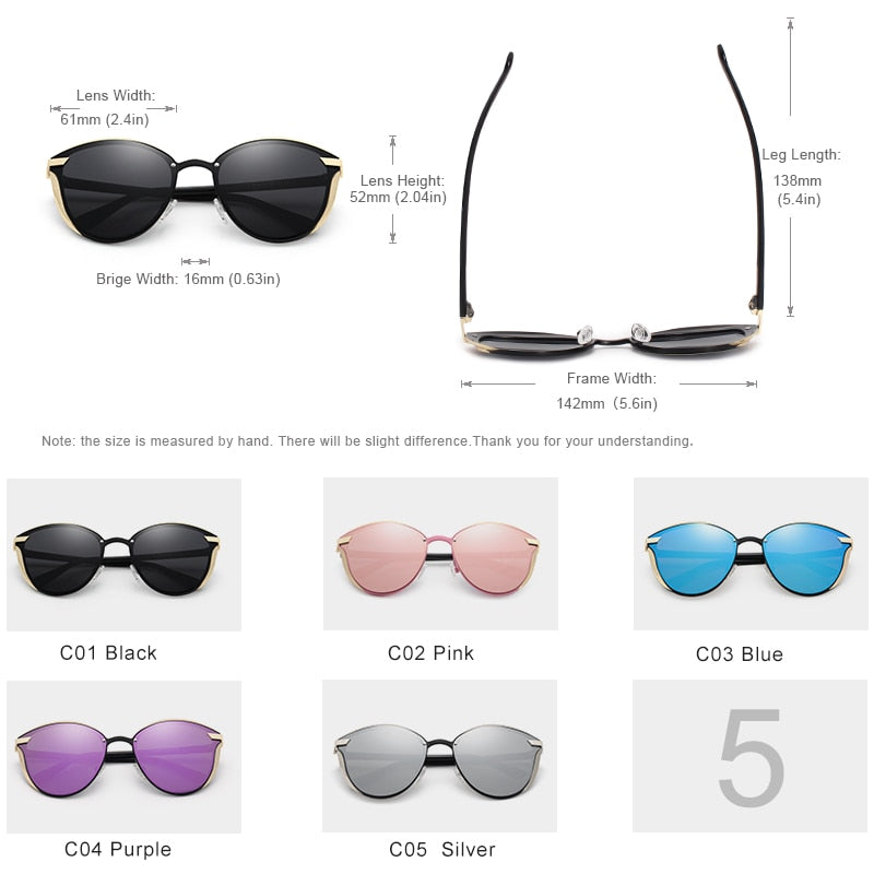 Polarized Sunglasses For Women Luxury Design