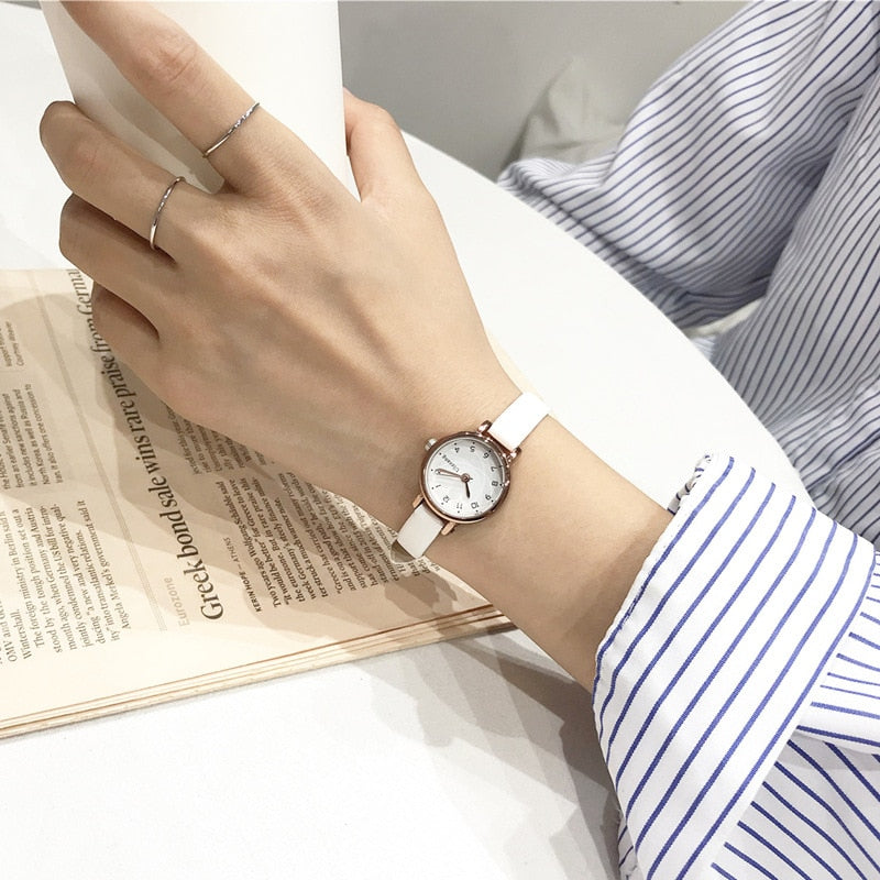 Fashion White Small Watches 2022