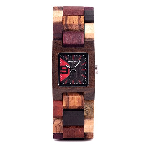 Women Watches Wooden Quartz Wrist Watch