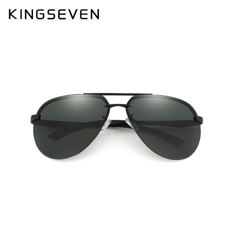 Aluminum Pilot Polarized Sunglasses Men Vintage