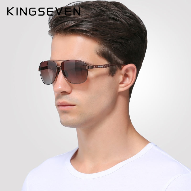 Brand Men Aluminum Sunglasses HD Polarized UV400