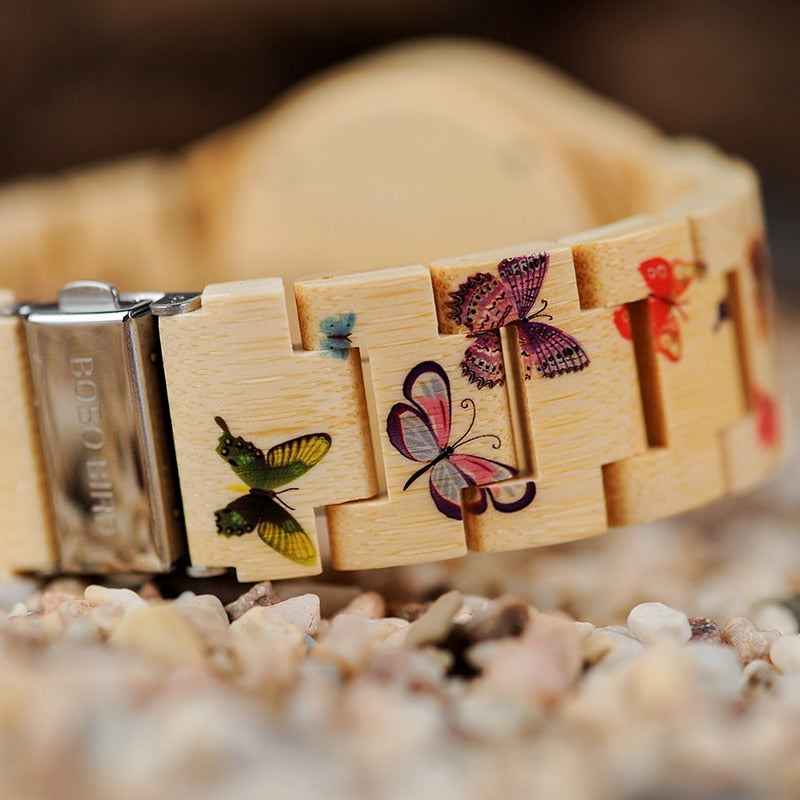 Ladies Wood Watch Women montre